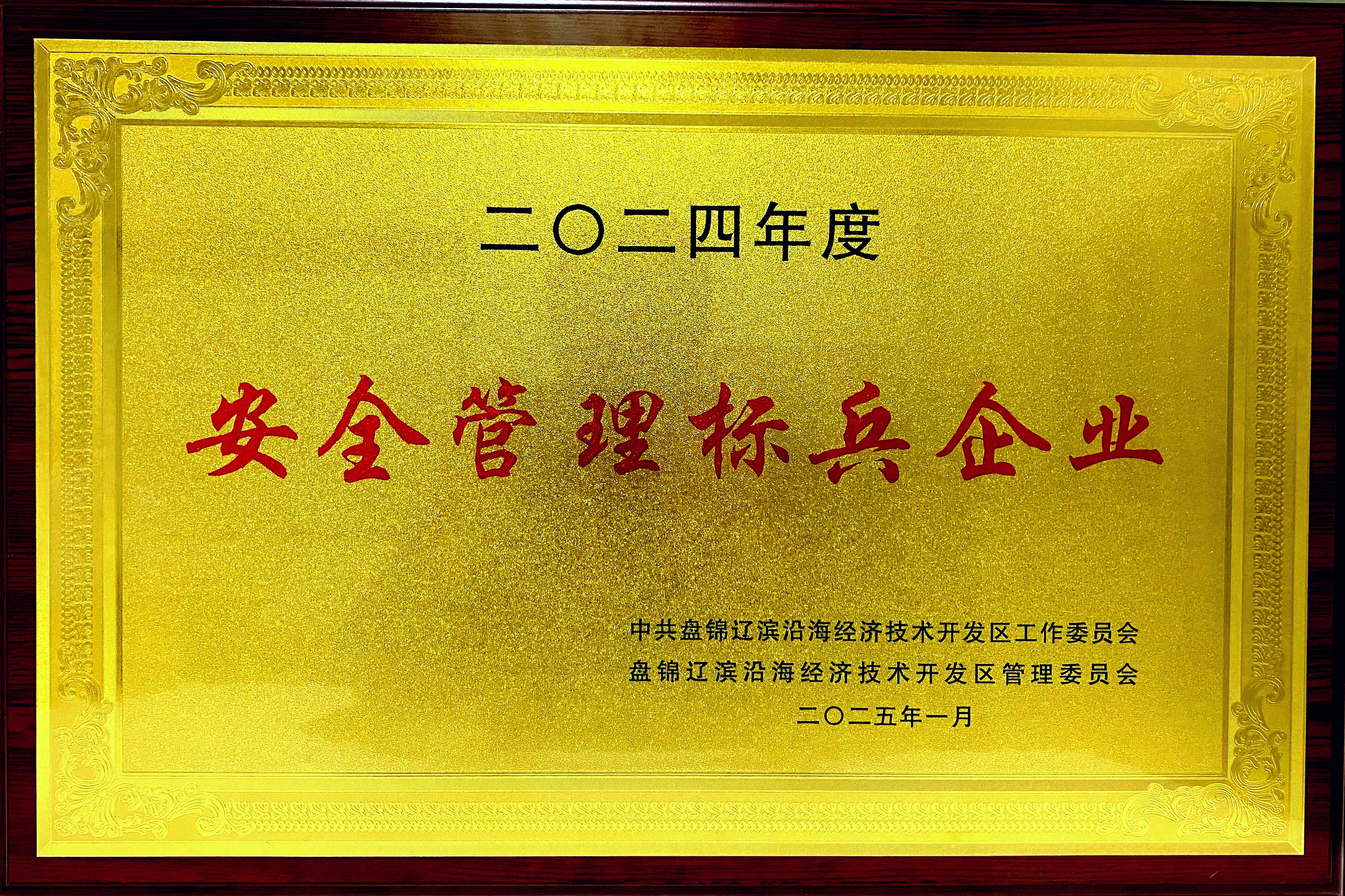 “安全管理標兵企業(yè)”獎牌.jpg “安全管理標兵企業(yè)”獎牌.jpg